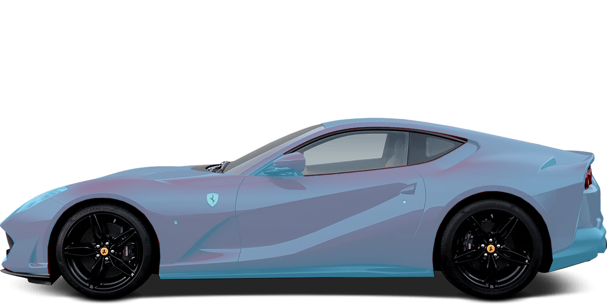 Diagram of a car showing PRO PPF full car PPF kit coverage